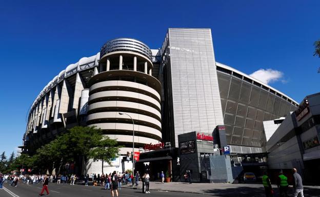 Una imagen del Santiago Bernabéu. 