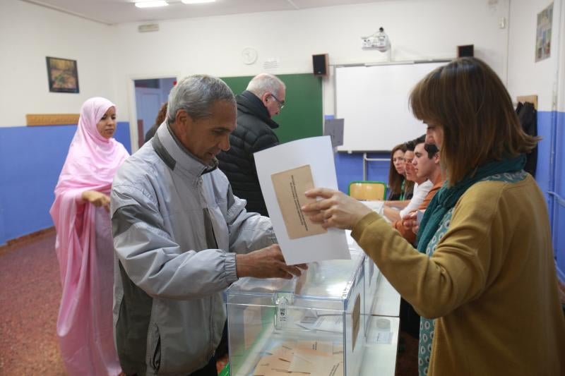 La jornada ha trancurriso con total normalidad en el colegio Sagrado Corazón.