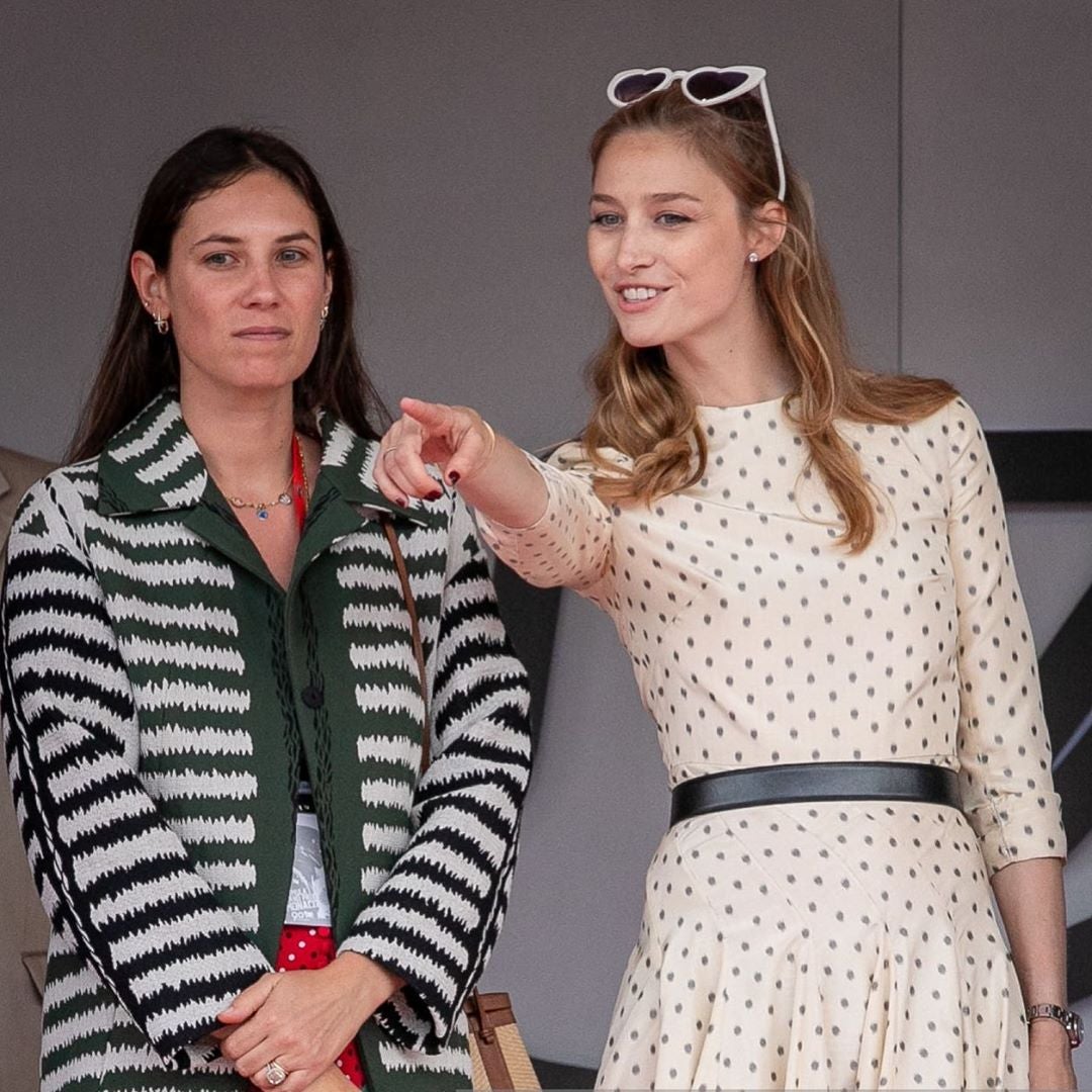 La vizcaína Almudena Blanco predijo que las gafas con forma de corazón serían tendencia. Ahora, Beatrice Borromeo y Tatiana Santo Domingo han apostado por ellas para asistir al Gran Premio de Mónaco