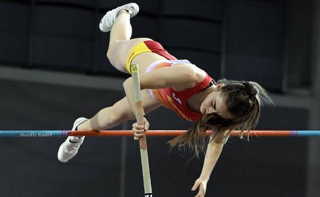 Maialen Axpe en el pasado Campeonato de Europa. 