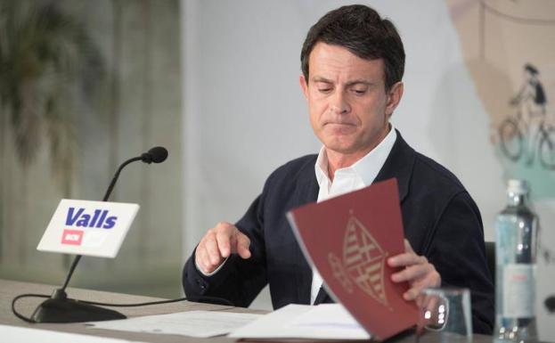 El alcaldable de Barcelona Manuel Valls.