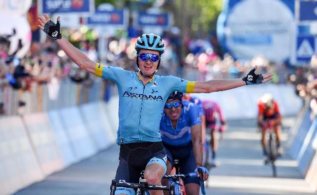 Pello Bilbao gana en el Monte Avena por delante de Mikel Landa. 