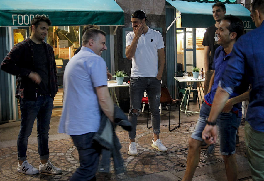 Fotos: Así fue la noche de celebración del Bilbao Basket