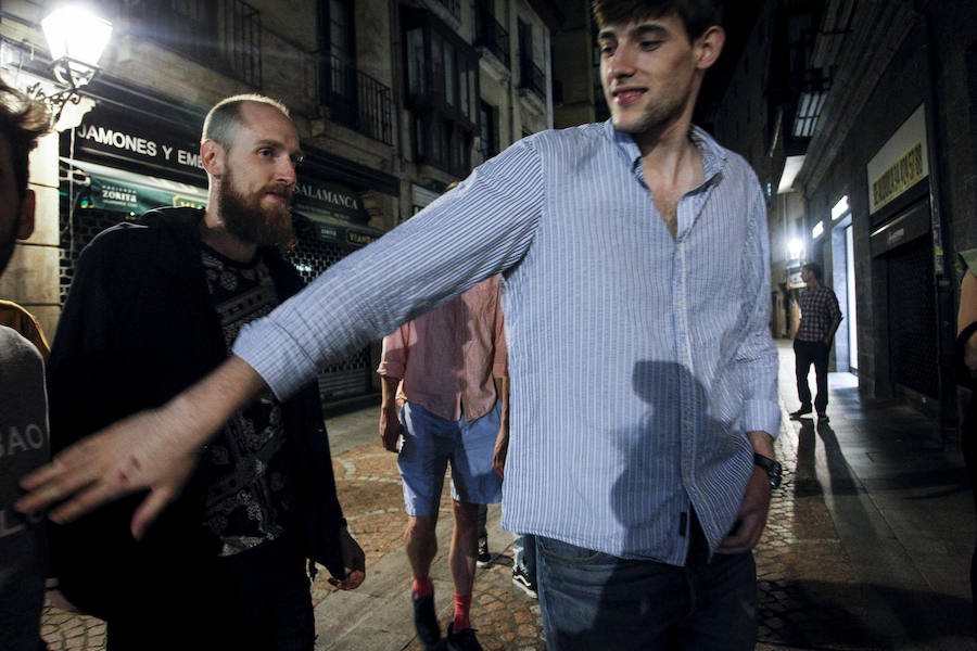 Fotos: Así fue la noche de celebración del Bilbao Basket