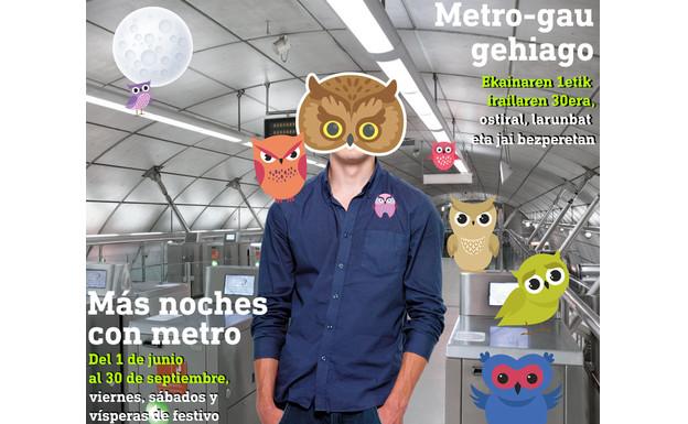 Horario de Metro Bilbao en verano de 2019 