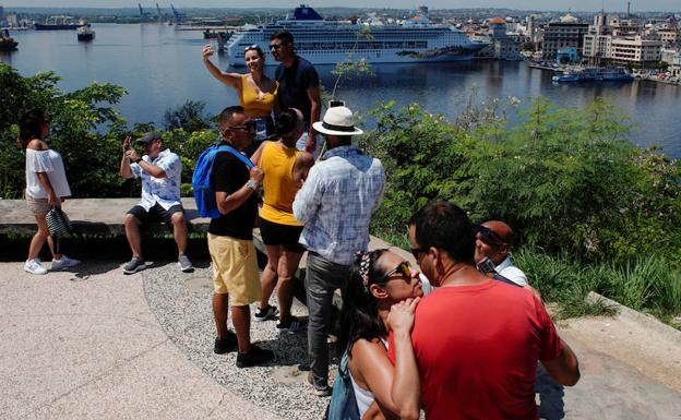 Turistas estadounidenses en Cuba. 