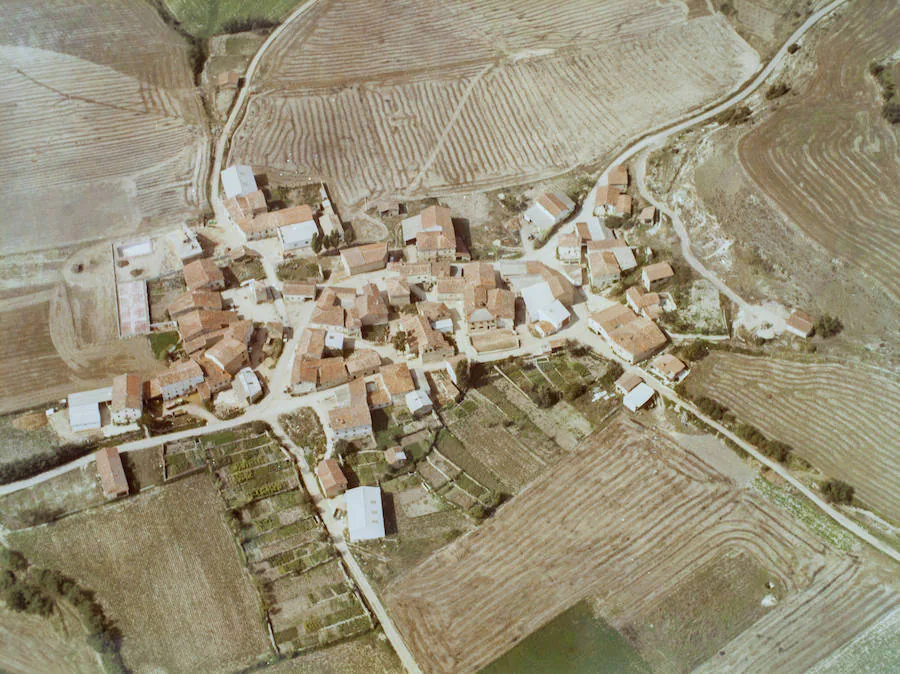 Foto aérea de Salcedo en 1979