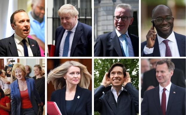 Los candidatos a reemplazar a Theresa May