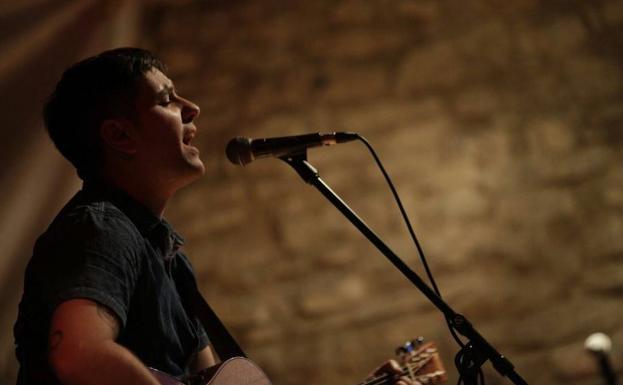 Jon Basaguren, en un concierto