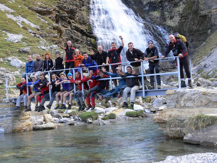 El Grupo Alpino Turista de Barakaldo, en 2006.