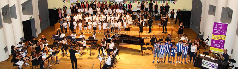 Uno de los conciertos de la Escuela de Música Udaberria