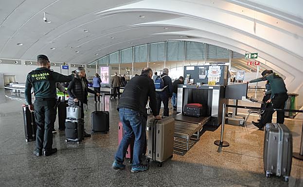 Control de seguridad del Aeropuerto de Loiu