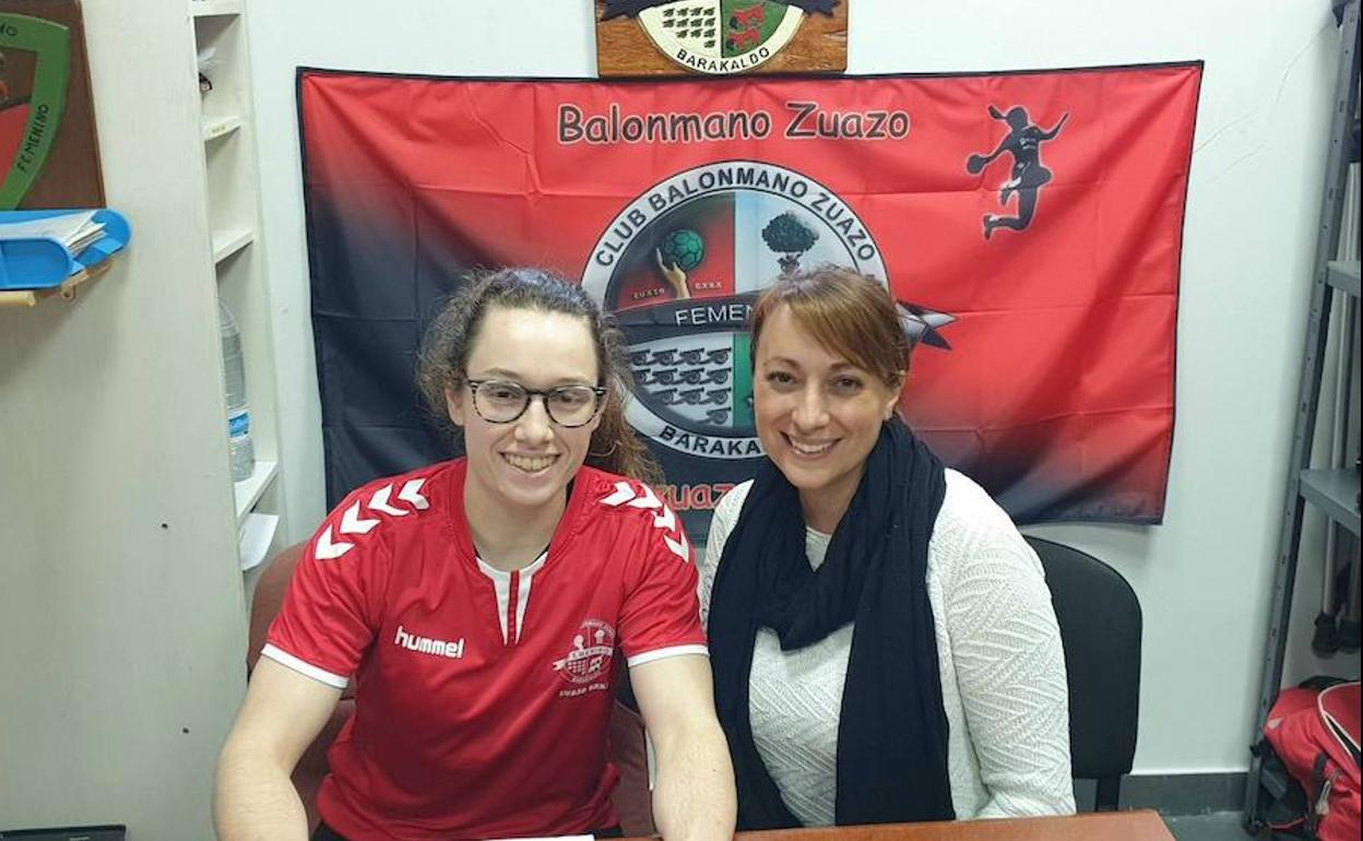 La canterana Oihane Manrique renueva por el Zuazo