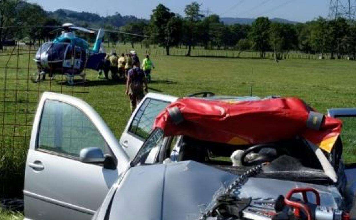 Estado en el que ha quedado el vehículo.