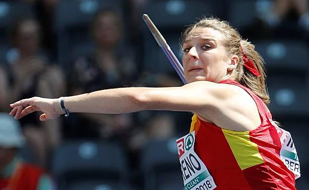 Arantza Moreno empezó a lanzar jabalina tras una operación de apendicitis. 