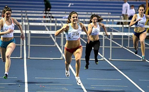 La guipuzcoana Teresa Errandonea en una de las pruebas en las que ha participado. 