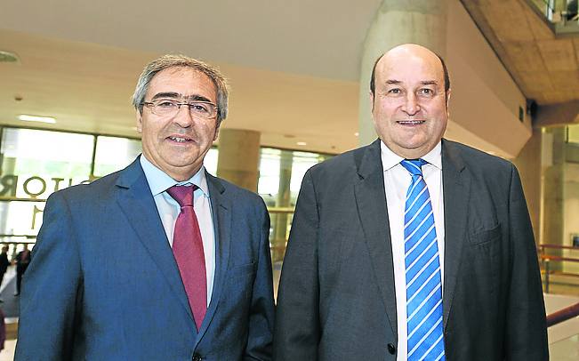 Joseba Aurrekoetxea y Andoni Ortuzar.