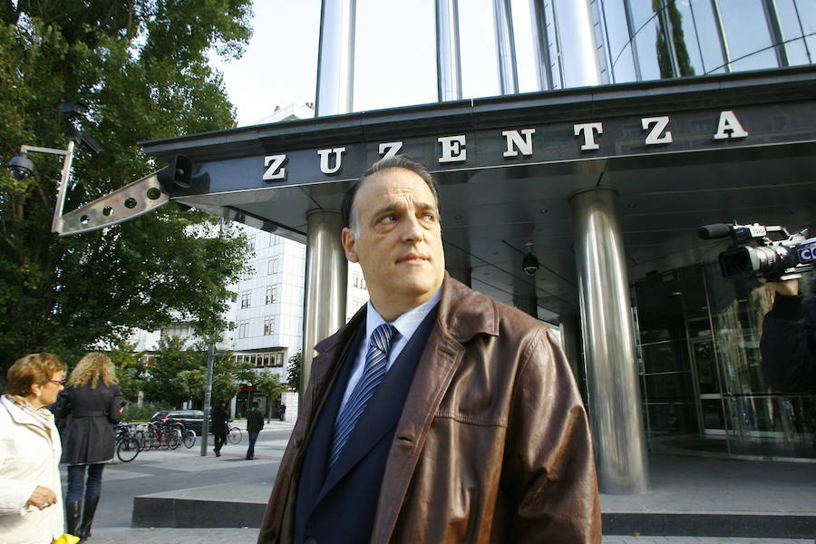 Javier Tebas, presidente de la Liga de Fútbol Profesional, fue abogado de Piterman. (Imagen de 2008).