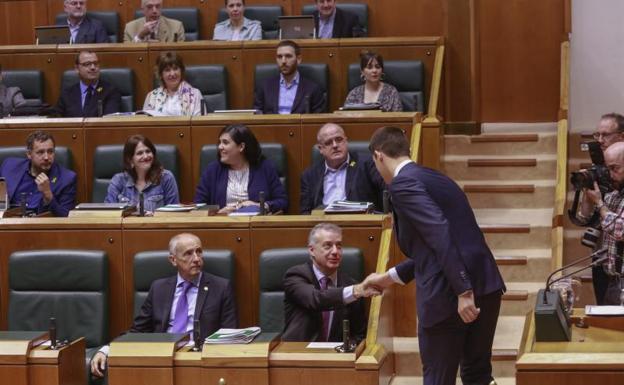 El pleno del Parlamento vasco de este jueves.