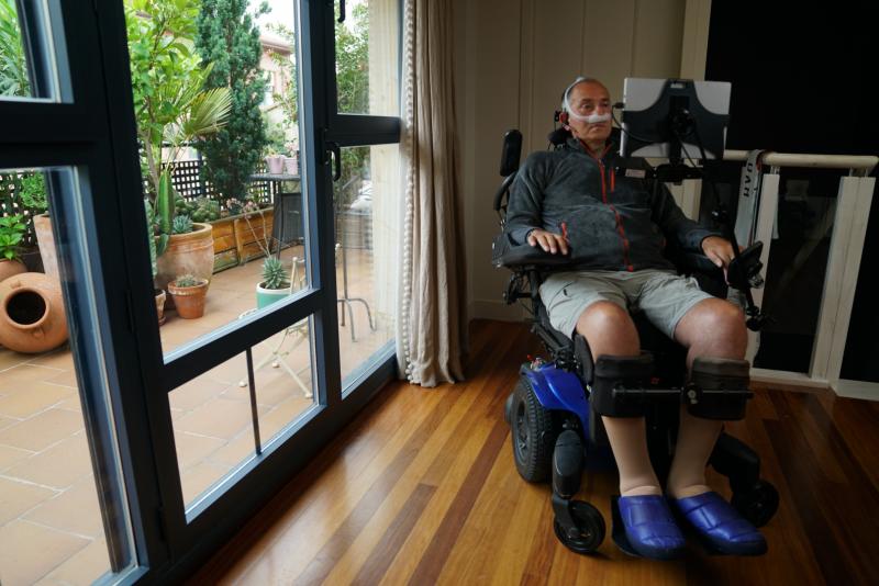 Fotos: Así es el día a día de un enfermo de ELA