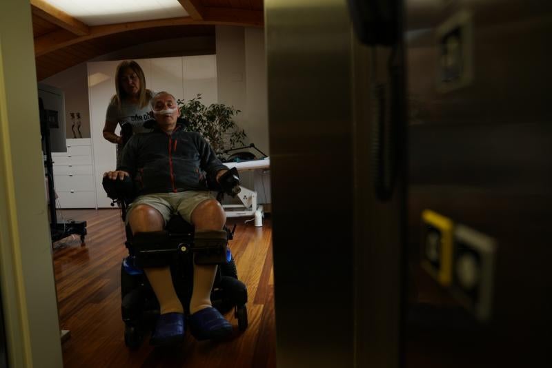 Fotos: Así es el día a día de un enfermo de ELA