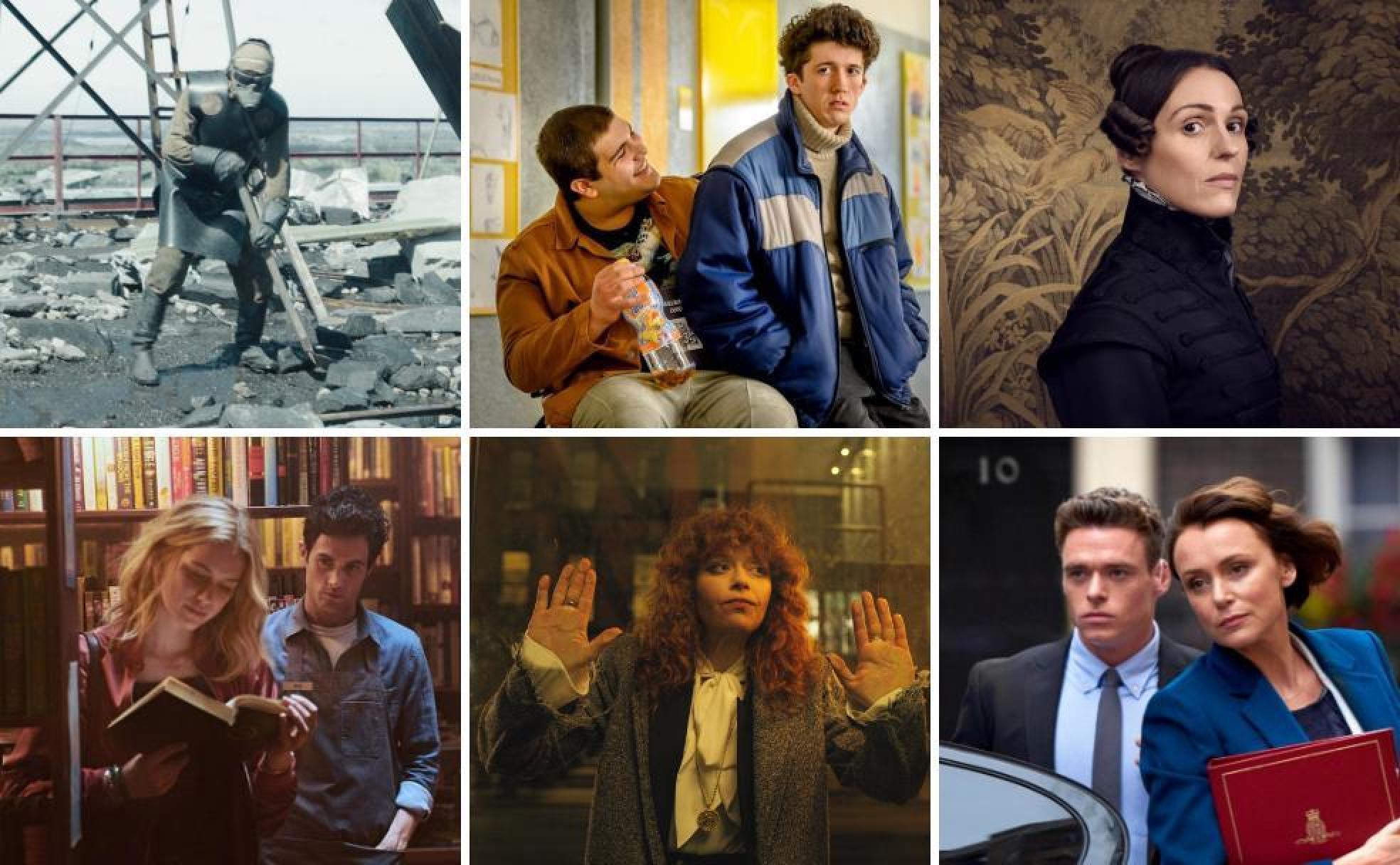 Seis de las series recomendadas.