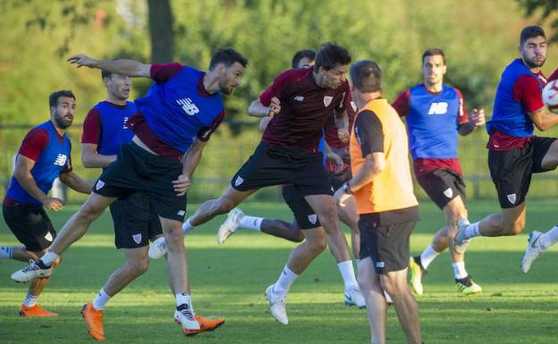 El Athletic, en la concentración de De Lutte de la pasada temporada.