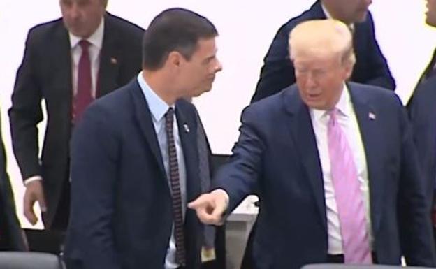 Trump señala su sitio a Pedro Sánchez en la Cumbre del G20