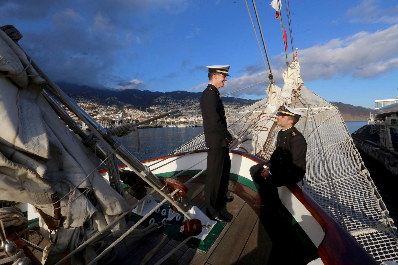 Una semana en el buque escuela 'Juan Sebastián Elcano'. 