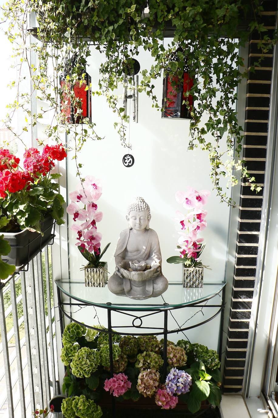 Fuente de Buda del balcón de Roberto Gutiérrez