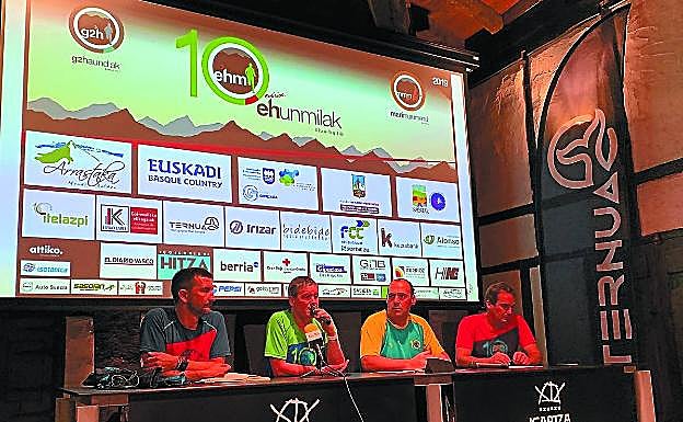 Un momento de la presentación de la prueba, que se realizó ayer.