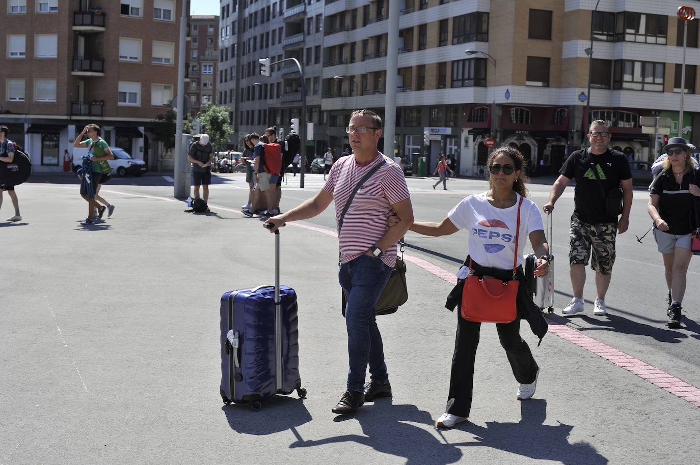 Fotos: Llegan a Bilbao los primeros festivaleros del BBK Live 2019