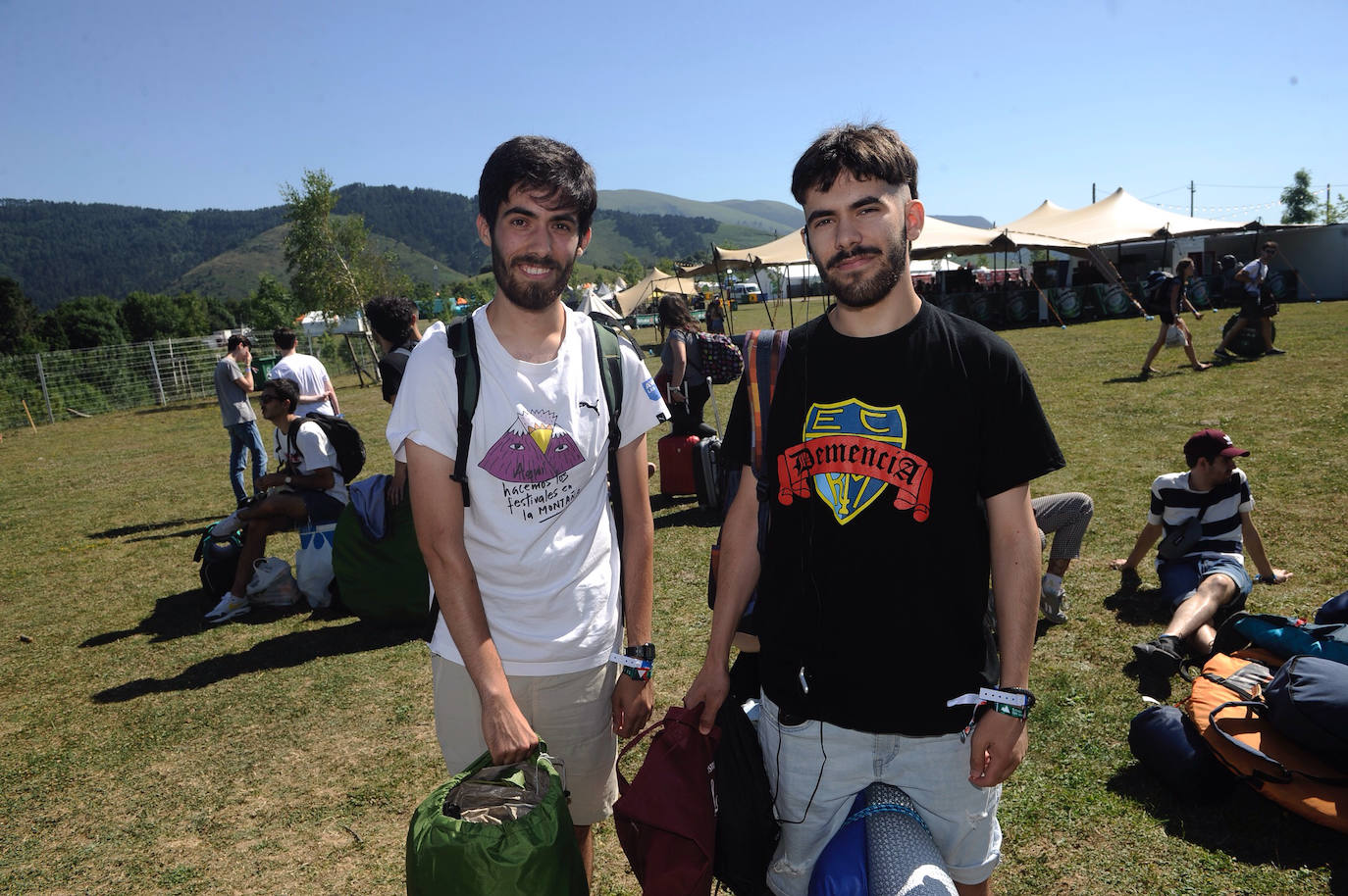 Fotos: Llegan a Bilbao los primeros festivaleros del BBK Live 2019