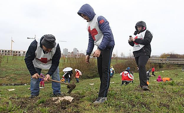 Otra de las iniciativas ecológicas realizadas en el río errekaleor