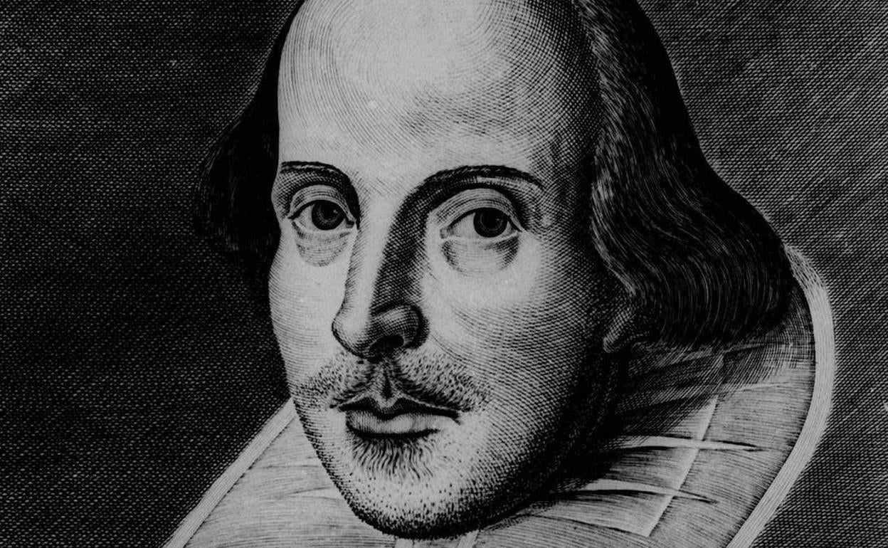 William Shakespearen irudia erakusten digun marrazkia.