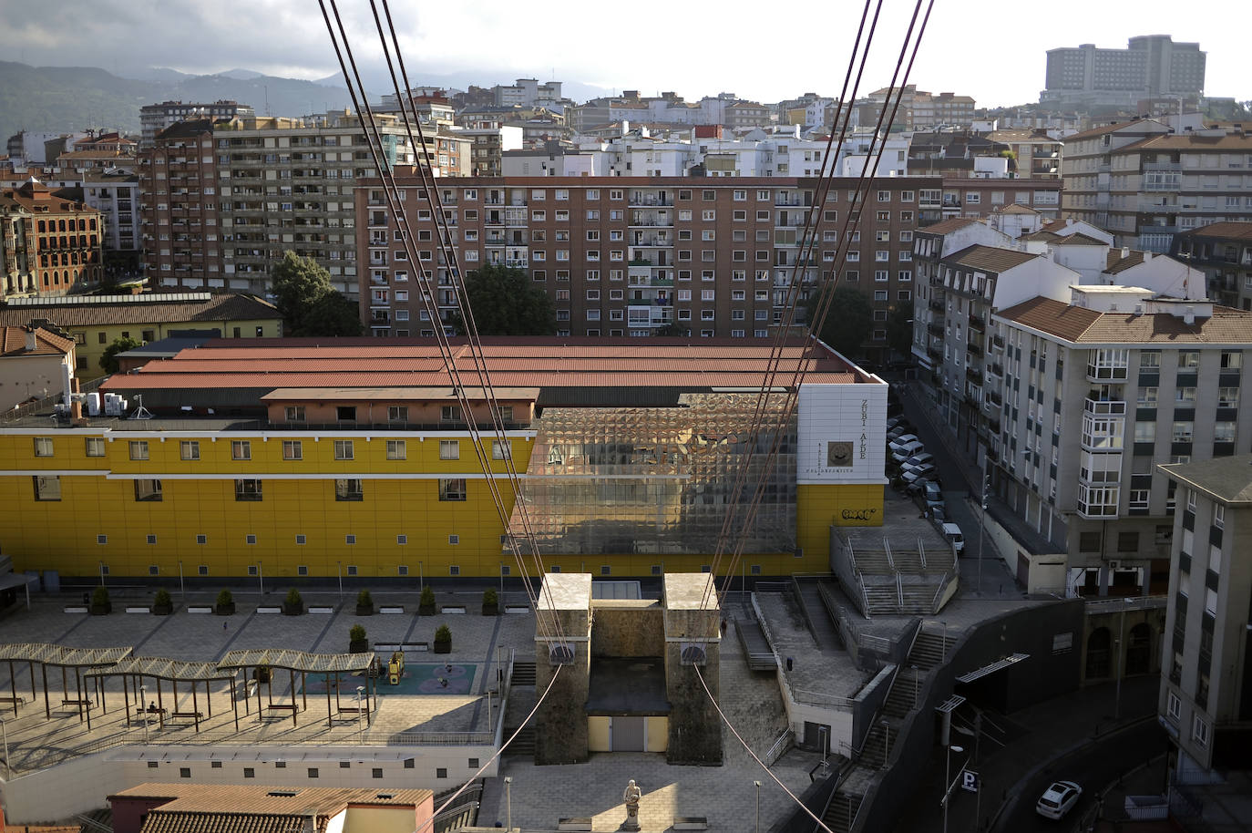 Uno de los anclajes del Puente.