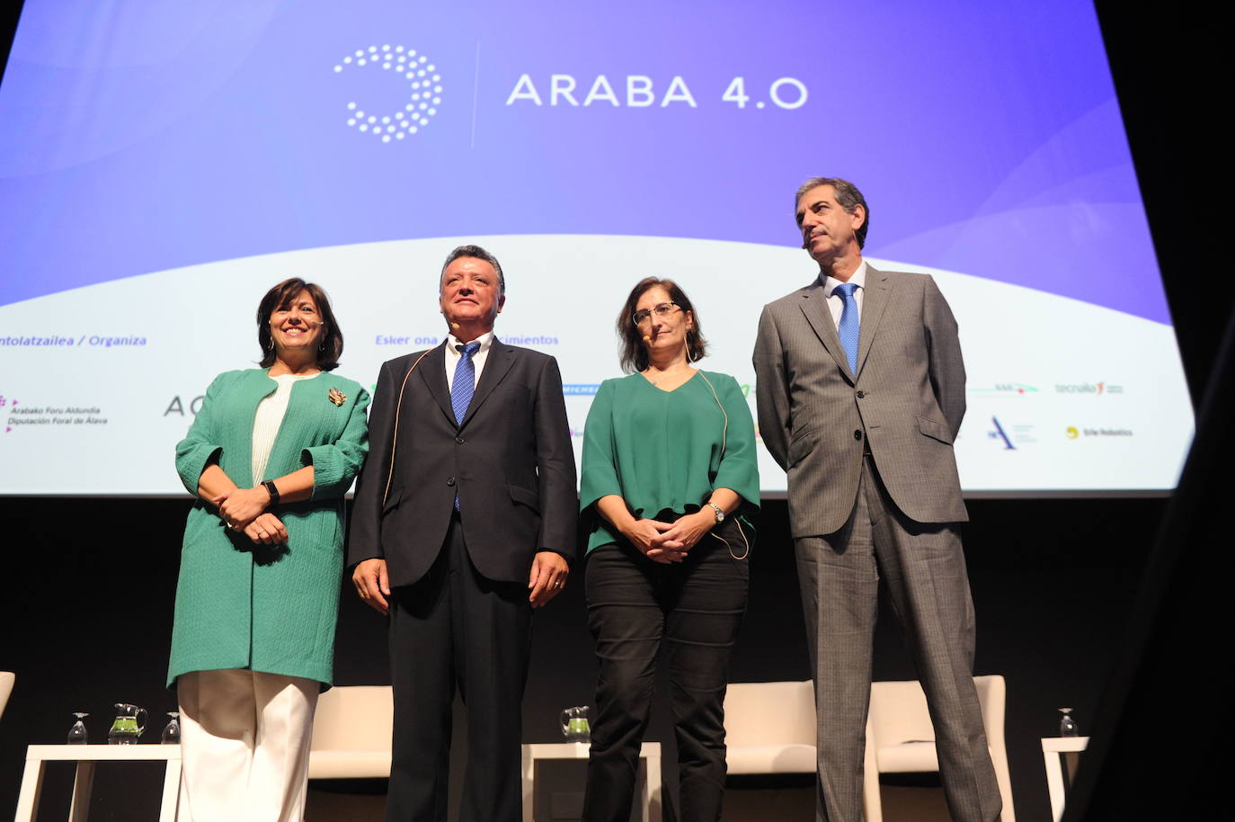 Durante su participación en el Foro Agora Araba 4.0, en septiembre de 2017.