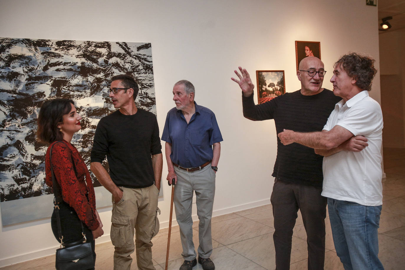 Fotos: &#039;VI-siones&#039;, un diálogo entre cuatro artistas vitorianos de generaciones y estilos diferentes