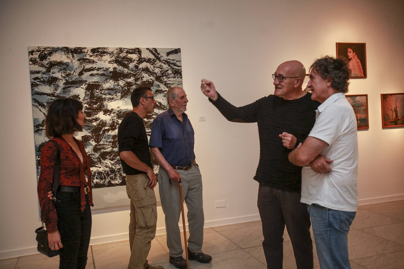 Fotos: &#039;VI-siones&#039;, un diálogo entre cuatro artistas vitorianos de generaciones y estilos diferentes