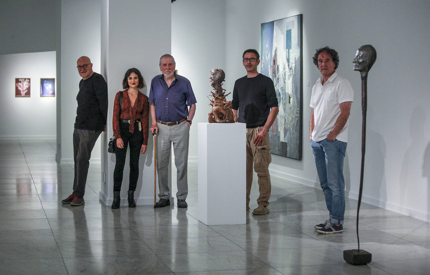 Fotos: &#039;VI-siones&#039;, un diálogo entre cuatro artistas vitorianos de generaciones y estilos diferentes