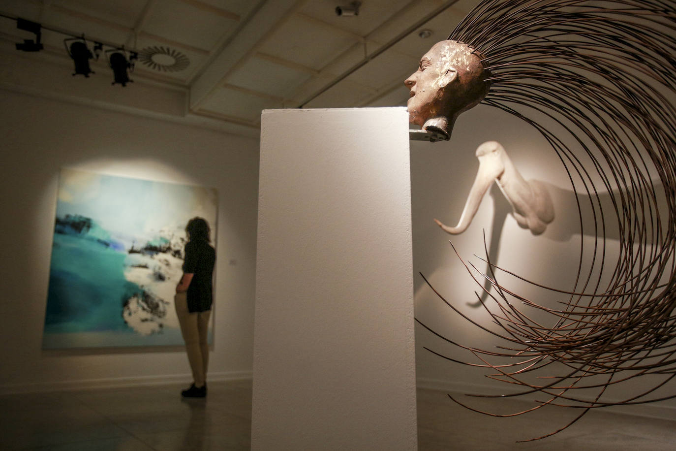 Fotos: &#039;VI-siones&#039;, un diálogo entre cuatro artistas vitorianos de generaciones y estilos diferentes