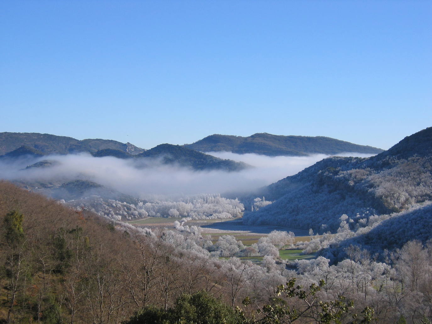 El paisaje es de una gran belleza.