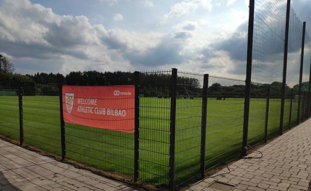 Imagen del campo en el que entrenará el Athletic.