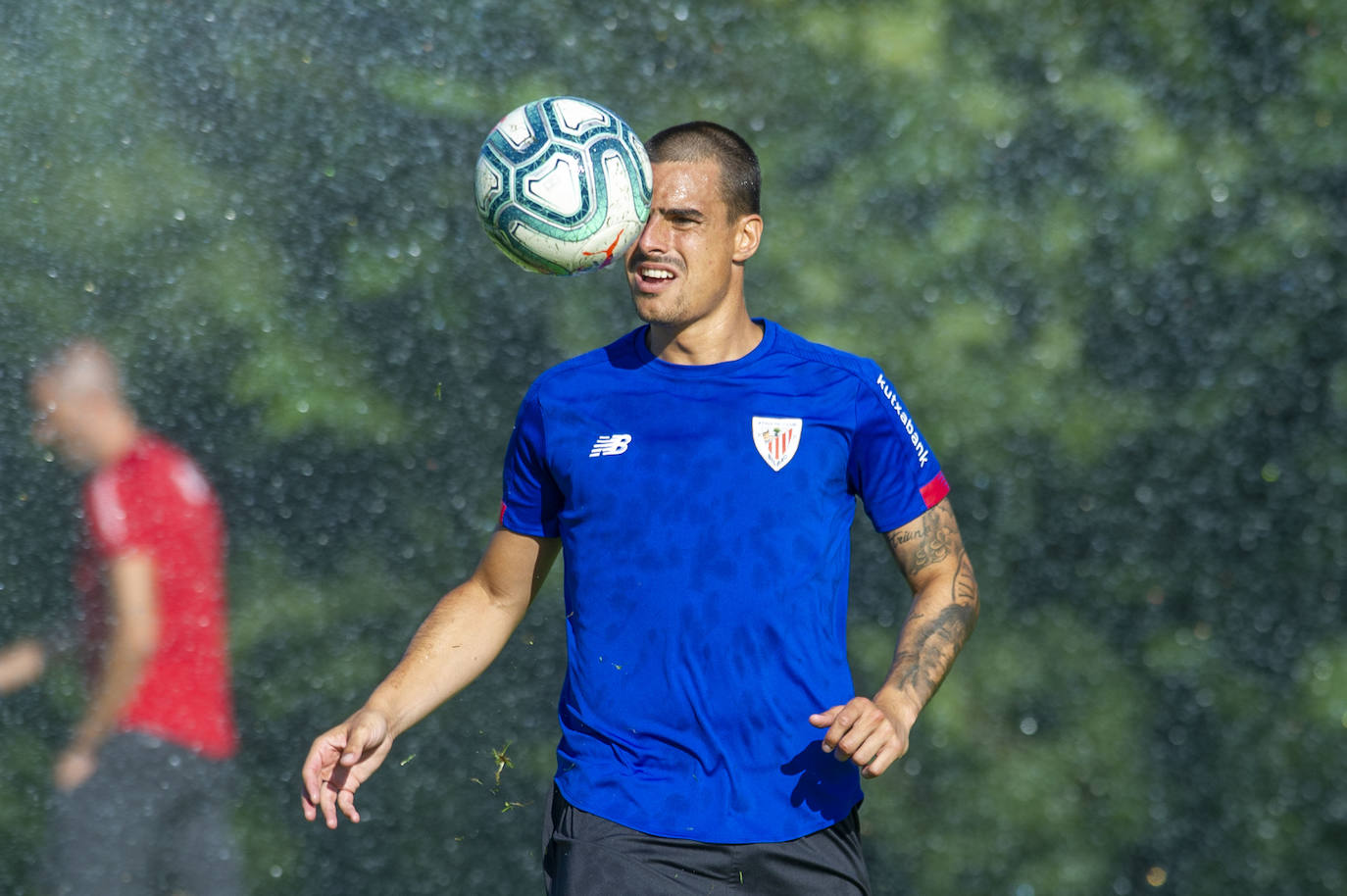 El Athletic entrena en Marienfeld.