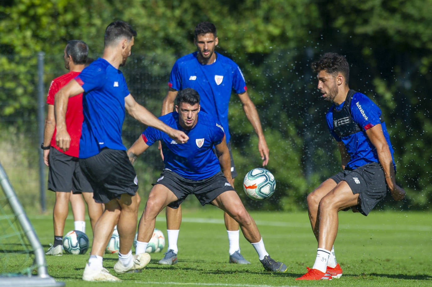 El Athletic entrena en Marienfeld.