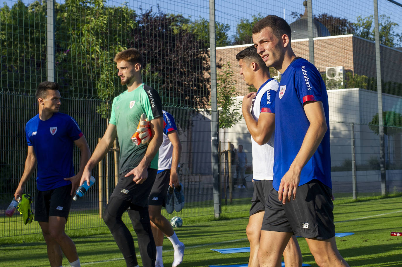 El Athletic entrena en Marienfeld.