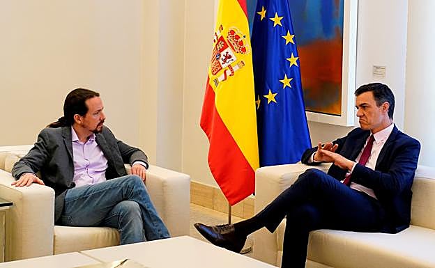 Reunión Iglesias-Sánchez.