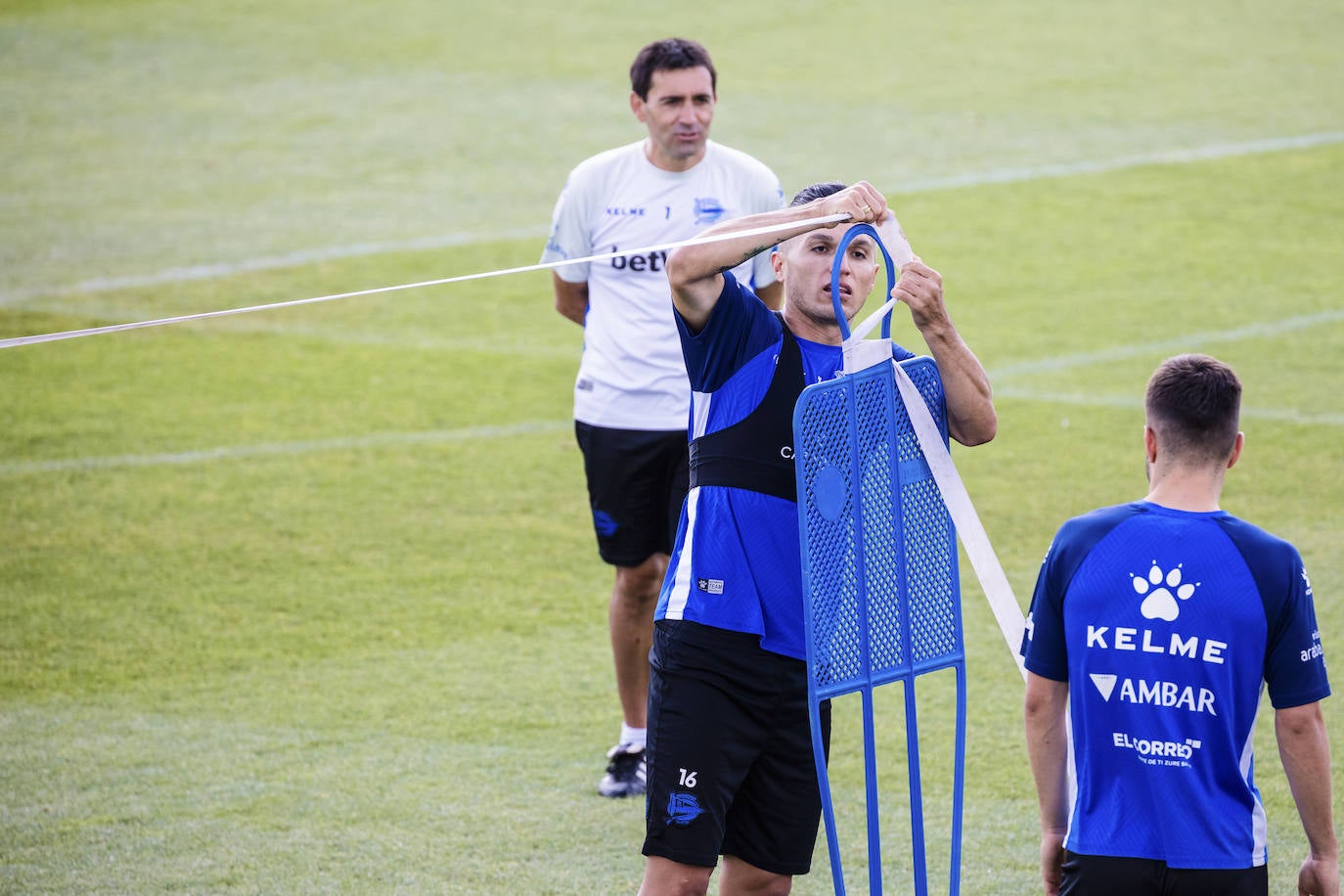 Fotos: El Alavés trabaja en Los Ángeles de San Rafael