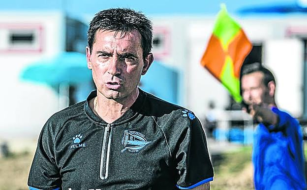 Asier Garitano ofreció numerosas instrucciones durante el encuentro.