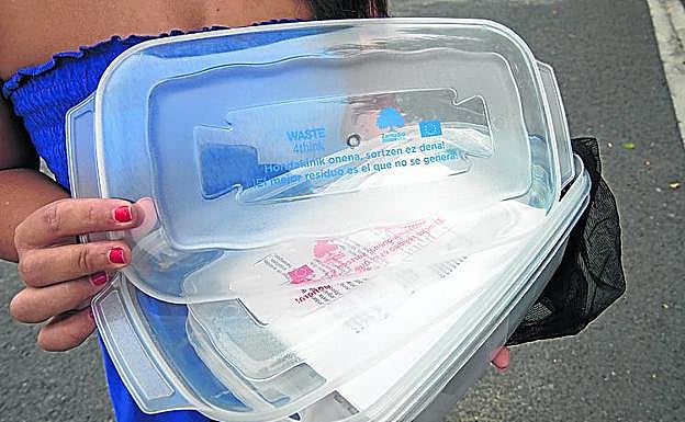 Kit para hacer la compra en los comercios sin usar envoltorios plásticos. 